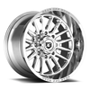 Set 4 20" Gear Off Road 764C Leverage Chrome 20x10 Wheels 8x6.5 -19mm Lifted Rim
