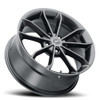 18" Platinum 457GN Revelation 18x8 5x115 Gloss Gunmetal Grey Wheel 15mm Rim