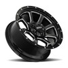 20" Ultra 219BM Nemesis 20x9 5x5 5x5.5 Gloss Black CNC Milled Clear-Coat 1mm Rim