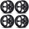 Set 4 16" Focal 421B X  16x7 Wheels 5x108 5x4.50 +42mm