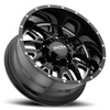 20" Ultra 203BM Hunter 20x10 8x6.5 Gloss Black CNC Milled Clear-Coat Wheel -25mm