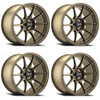 Set 4 18" Konig 57BZ Dekagram Gloss Bronze 18x8.5 Wheels 5x108 43mm Racing Rims