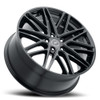 17" Platinum 460BK Atonement 17X8 5x4.5 Gloss Black & Clear-Coat Wheel 40mm Rim