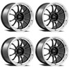Set 4 17" Konig 47MC Hypergram 17x8 Wheels 4x100 45mm Rims 47MC-HG87100456