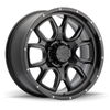 16" Mamba 591B M19 16x8 5x4.5 Matte Black Wheel 13mm Truck Rim