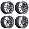 Set 4 19" Konig 37O Oversteer  19x9.5 Wheels 5x4.50 +40mm