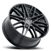 18" Platinum 460BK Atonement 18X8 5x4.5 Gloss Black & Clear-Coat Wheel 40mm Rim