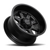 17" Ultra 229SB Menace 17x9 5x135 5x5.5 Satin Black Satin Clear-Coat Wheel 12mm