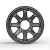 15" TIS UTV 559A 15x7 4x156 Satin Anthracite Wheel 10mm Rim