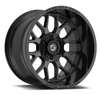 20" Gear Off Road 763B Raid 20x10 5x5 Gloss Black Lip Logo Wheel -12mm For Jeep