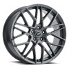 20" Platinum 459GN Retribution 20x8.5 5x112 Gloss Gunmetal w/ Clear-Coat 35mm