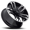 Set 4 20" Ultra 235B Maverick Gloss Black Diamond Cut 20x9 Wheels 5x5.5 18mm Rim