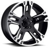Set 4 20" Ultra 235B Maverick Gloss Black Diamond Cut 20x9 Wheels 5x5.5 18mm Rim