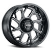 Set 4 18" Ultra 120BM Patriot 18x9 5x5 5x5.5 Gloss Black Milled Wheels 12mm Rims