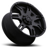 17" Ultra 238B Gauntlet 17x9 6x5.5 Matte Black Wheel 25mm For Chevy GMC Cadillac