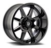 20" Gear Off Road 762BM Pivot 20x12 6x135 Black Milled Wheel -44mm Truck Rim