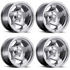 Set 4 15" Ultra 50K Machined Clear Coat 15x8 Wheels 5x4.5 -19mm Truck SUV Rims