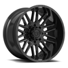 22" Gear Off Road 766B 22x10 8x6.5 Gloss Black w/ Lip Logo Wheel -12mm Truck Rim