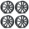 Set 4 17" Platinum 458GN Prophecy  17x8 Wheels 5x4.50 +40mm