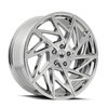 Set 4 17" Mazzi Freestyle 17x8 Chrome 5x120 Wheels 35mm Car Suv Rims