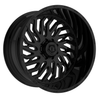 Set 4 24" TIS 561B 24X14 6x135 6x5.5 -76mm Wheels Gloss Black w/ Lip Logo Rims