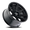 Set 4 20" Ion 149 20x9 Matte Black 6x5.5 Wheels -12mm Rims
