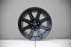 Set 4 20" Ion 149 20x9 Matte Black 6x5.5 Wheels -12mm Rims