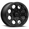 15x7 4x156 Satin Black Wheel MSA Offroad Wheels M44 Cannon Beadlock Rim 25mm