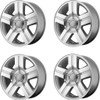 Set 4 Performance Replicas PR147 22x9 5x4.75 5x5 Silver Machined Wheels 22" 0mm