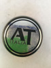 AT Italia Chrome Black Aftermarket Wheel Center Hub Cap 6 Prong Custom 3" AT3
