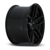 Set 4 Niche M203 Vosso 17x8 5x4.5 Matte Black Wheels 17" 40mm Rims