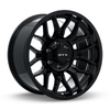 20" RTX Claw Gloss Black Wheel 20x10 8x6.5 -18mm Lifted For Chevy GMC Ram Rim