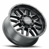Set 4 20" Voxx G-FX TM-5 Matte Black Wheels 20x9 6x5.5 0mm Rims For Hummer