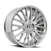 20" Kraze Double Down 20x8.5 Chrome 5x112 5x120 Wheel 38mm Performance Rim