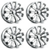 Set 4 22" Voxx Replica High Country Polished Wheels 22x9 6x5.5 28mm Rims