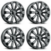 Set 4 22" Voxx Replica High Country Gloss Black Wheels 22x9 6x5.5 28mm Rims