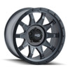 18" Dirty Life Roadkill 18x9 Matte Gunmetal Black Beadlock 5x5.5 Wheel 0mm Rim