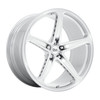 OHM Amp 22x10 5x120 Silver Machined Wheel 22" 32mm Rim