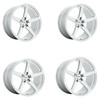 Set 4 OHM Amp 22x10 5x120 Silver Machined Wheels 22" 32mm Rims Set 4 OHM Amp 22x10 5x120 Silver Machined Wheels 22" 32mm Rims