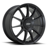 Set 4 17x8 5x100 5x112 Satin Black Wheels Rotiform 1PC R168 DTM Rims 40mm