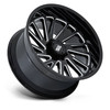 Set 4 22" Moto Metal MO811 Combat 22x12 6x5.5 -44mm Gloss Black Milled Wheels