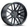 20" TSW Mosport 20x8.5 Gloss Black 5x120 Wheel 35mm Rim