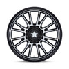 MSA Offroad Wheels M51 Thunderlips 15x7 4x137 4x156 Black Machined Wheel 15" 10