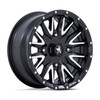 Set 4 MSA Offroad M49 Creed 16x7 4x137 Black Machined Wheels 16" 10mm Rims