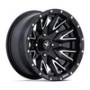 Set 4 14x7 4x110 Matte Black Machined Wheels MSA Offroad Wheel M49 Creed 10mm