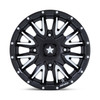 Set 4 MSA Offroad M49 Creed 15x7 4x156 Black Machined Wheels 15" 10mm