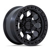 KMC KM550 Riot Sbl 17x9 6x5.5 Satin Black Wheel 17" -12mm Rim