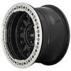 KMC KM235 Grenade Crawl Beadlock 18x9 6x5.5 Satin Black Wheel 18" 10mm Rim