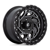 Set 4 Fuel D840 Runner OR 18x9 5x5 Gloss Black Milled Wheels 18" -12mm Rims