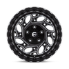 Set 4 Fuel D840 Runner OR 18x9 5x5 Gloss Black Milled Wheels 18" -12mm Rims